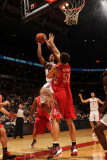 Houston Rockets v Toronto Raptors: DeMar DeRozan and Brad Miller