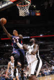 Atlanta Hawks v San Antonio Spurs: Marvins Williams and DeJuan Blair