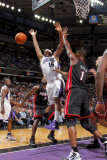 Miami Heat v Sacramento Kings: DeMarcus Cousins and Chris Bosh