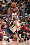 San Antonio Spurs v Los Angeles Clippers: Baron Davis and Tony Parker