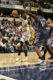 Charlotte Bobcats v Indiana Pacers: Roy Hibbert and Kwame Brown