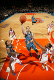 Minnesota Timberwolves v New York Knicks: Nikola Pekovic and Shawne Williams