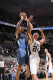 Minnesota Timberwolves v San Antonio Spurs: Michael Beasley and Richard Jefferson