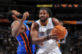 New York Knicks v Denver Nuggets: Nene