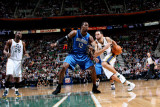 Orlando Magic v Utah Jazz: Deron Williams and Dwight Howard