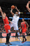 Chicago Bulls v Denver Nuggets: JR Smith and Kyle Korver
