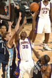 Memphis Grizzlies v Phoenix Suns: Earl Barron and Marc Gasol