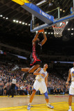 Miami Heat v Golden State Warriors: Lebron James and Dan Gadzuric