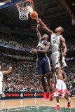 Indiana Pacers v Utah Jazz: Raja Bell and Darren Collison