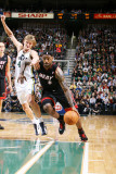 Miami Heat v Utah Jazz: LeBron James and Andrei Kirilenko