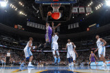 Phoenix Suns v Denver Nuggets: Gary Forbes and Hakim Warrick