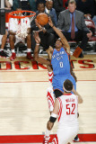 Oklahoma City Thunder v Houston Rockets: Russell Westbrook and Brad Miller