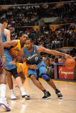 Washington Wizards v Los Angeles Lakers: Gilbert Arenas and Ron Artest