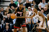 Miami Heat v Utah Jazz: LeBron James and CJ Miles
