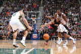 Miami Heat v Utah Jazz: Paul Millsap and Dwyane Wade