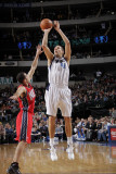New Jersey Nets v Dallas Mavericks: Dirk Nowitzki and Jordan Farmar
