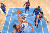 New York Knicks v Denver Nuggets: Carmelo Anthony and Danilo Gallinari