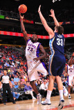 Memphis Grizzlies v Phoenix Suns: Jason Richardson and Marc Gasol