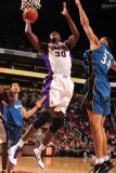 Washington Wizards v Phoenix Suns: Earl Barron and JaVale McGee