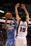 Denver Nuggets v Phoenix Suns: Carmelo Anthony and Hedo Turkoglu