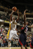 Atlanta Hawks v Indiana Pacers: T J Ford and Jeff Teague