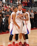 San Antonio Spurs v Los Angeles Clippers: Eric Gordon  Blake Griffin and Baron Davis