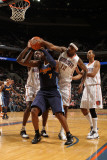 Denver Nuggets v Charlotte Bobcats: Tyrus Thomas and Al Harrington