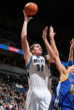 Golden State Warriors v Minnesota Timberwolves: Darko Milicic and Andris Biedrins
