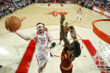 Cleveland Cavaliers v Houston Rockets: Jawad Williams and Brad Miller