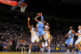 Denver Nuggets v Golden State Warriors: Carmelo Anthony and Reggie Williams