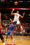 Detroit Pistons v Miami Heat: Eddie House and Ben Gordon
