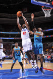 New Orleans Hornets v Philadelphia 76ers: Elton Brand and David West