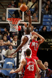 New Jersey Nets v Sacramento Kings: Carl Landry and Brook Lopez
