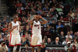 Miami Heat v Cleveland Cavaliers: LeBron James and Dwyane Wade