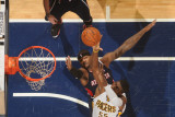 Atlanta Hawks v Indiana Pacers: Roy Hibbert and Josh Smith