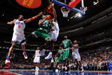 Boston Celtics v Philadelphia 76ers: Paul Pierce and Andre Iguodala