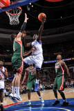 Milwaukee Bucks v Philadelphia 76ers: Jrue Holiday and Andrew Bogut