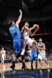 Oklahoma City Thunder v New Jersey Nets: Jordan Farmar and Nenad Krstic