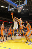 Phoenix Suns v Golden State Warriors: David Lee and Hedo Turkoglu