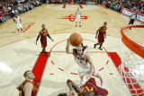 Cleveland Cavaliers v Houston Rockets: Antawn Jamison and Luis Scola