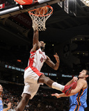 Oklahoma City Thunder v Toronto Raptors: AmirJohnson and NenadKristic