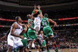 Boston Celtics v Philadelphia 76ers: Andre Iguodala  Paul Pierce and Kevin Garnett