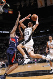 Atlanta Hawks v San Antonio Spurs: Manu Ginobili and Jason Collins