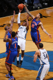 New York Knicks v Washington Wizards: John Wall  Raymond Felton and Wilson Chandler