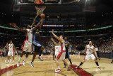 Denver Nuggets v Toronto Raptors: Al Harrington and Amir Johnson