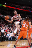 Phoenix Suns v Portland Trail Blazers: Grant Hill and Rudy Fernandez