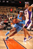 Denver Nuggets v Phoenix Suns: Al Harrington and Grant Hill