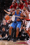 Orlando Magic v Portland Trail Blazers: Marcus Camby and Dwight Howard