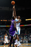 Sacramento Kings v New Orleans Hornets: Emeka Okafor and Samuel Dalembert