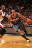 Charlotte Bobcats v Miami Heat: Shaun Livingston and Dwyane Wade